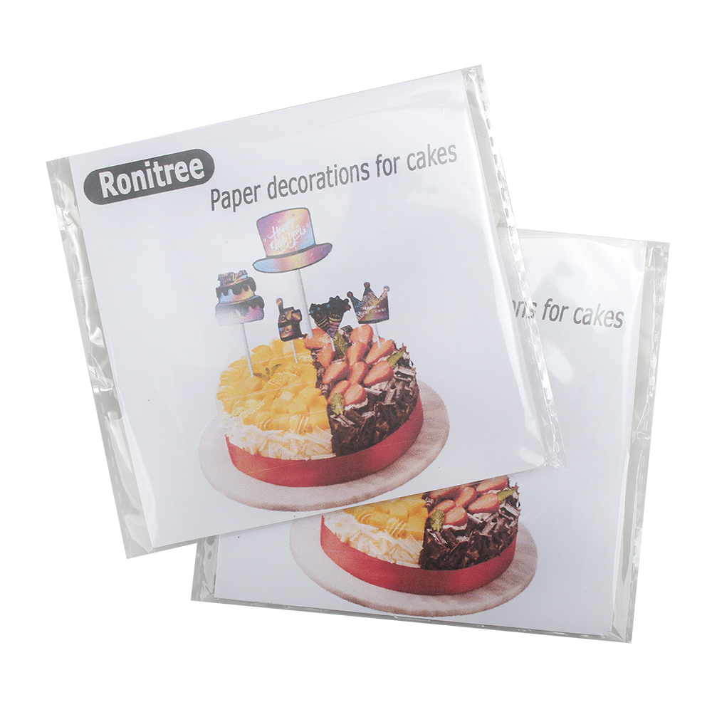 Ronitree Paper Decorations for Cakes,Happy New Year Cake Decor Kit-Party Toppers for Festive Celebrations