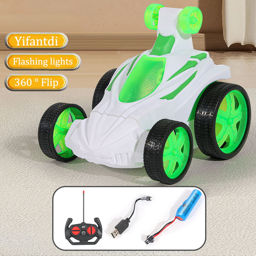 Yifantdi Radio Controlled Toy Vehicles,Remote Control Stunt Flip Truck Invincible Tornado Stunt Vehicle,Children's Electric Toy Car