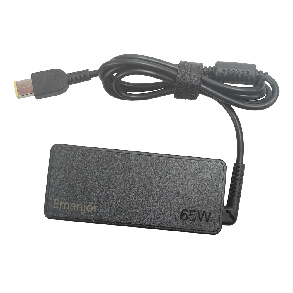 Emanjor Power Adapters for Computers,65W Lenovo ThinkPad Fast Charging Laptop Power Adapte (Square Tip) - Compatible with T430,T440,T450,T460,T470,T560,E440,E450,E550 & More Series