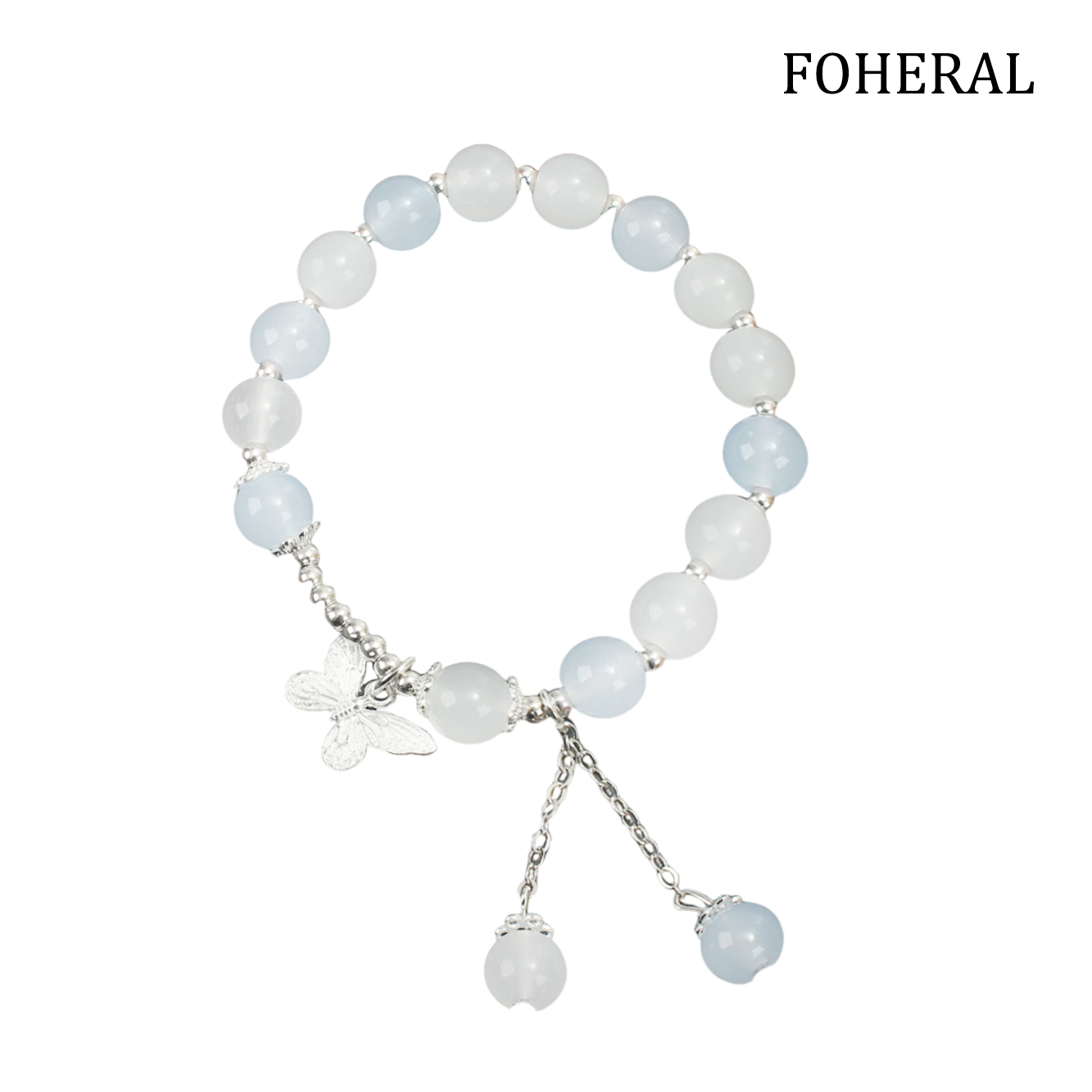 FOHERAL Bracelet,Butterfly Crystal Bracelet for Women,Stylish and Trendy Bracelet -Personalized Inspirational Gifts Ideas for Women