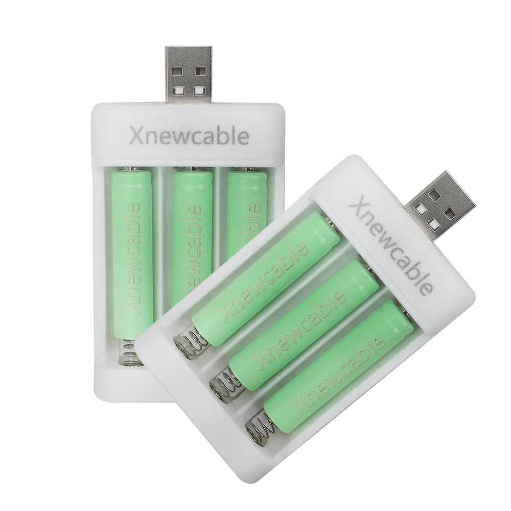 Xnewcable Battery Charger,5th/7th Universal Three Card Slot USB Charging Charger