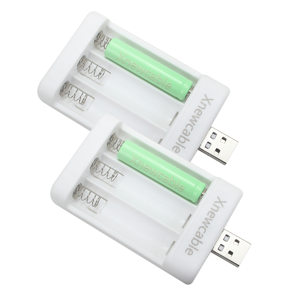 Xnewcable Battery Charger,5th/7th Universal Three Card Slot USB Charging Charger