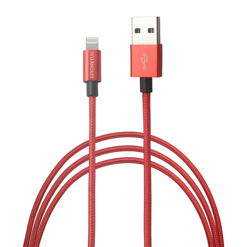 ZZYONKYUU Data Cable, 6ft Nylon Braided Data Cable Cell Phone Fast Charger Cord Compatible with iPhone14/13/12/11Pro Max/XS/XR/X/8/7/6/5/SE/iPad More