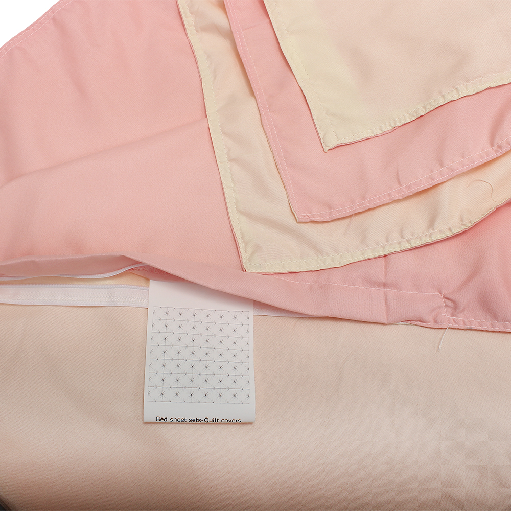 Bed Sheet Set-4 Piece Bedding Soft Comfortable Breathable Lightweight,1 Flat Sheet,1 Fitted Sheet and 2 Pillow Cases