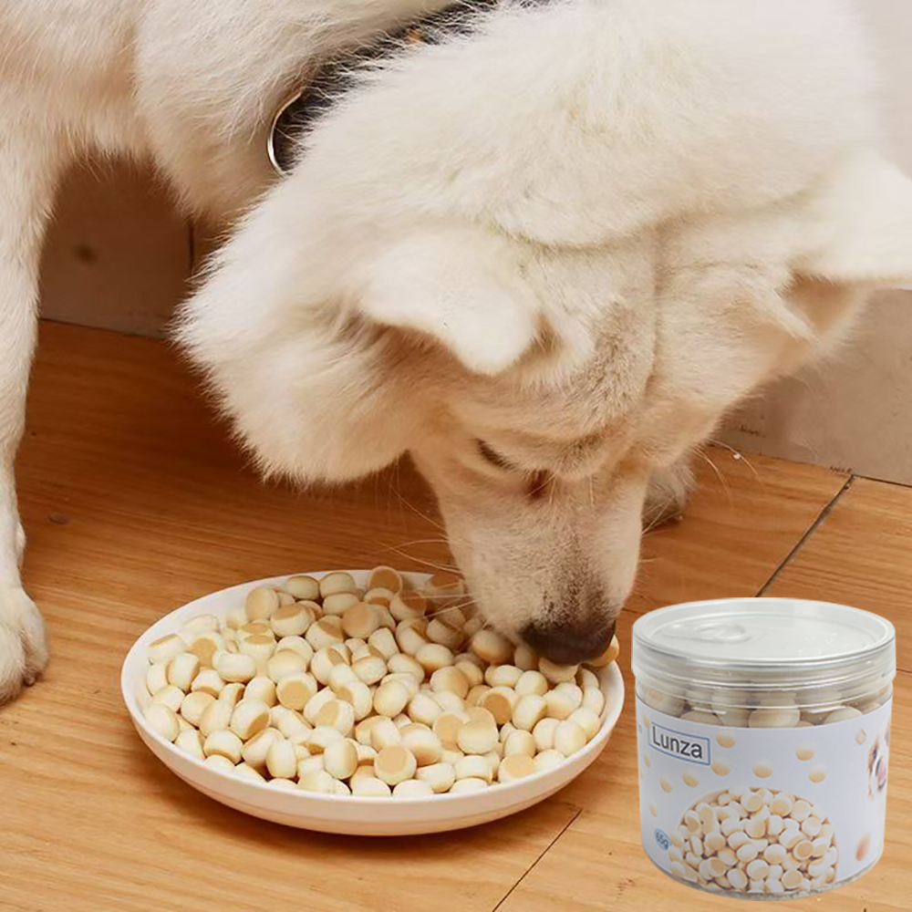 Lunza Edible Pet Snacks,Milk Flavored Cookies,Dog Training Cookies, Nutritional and Calcium Supplements