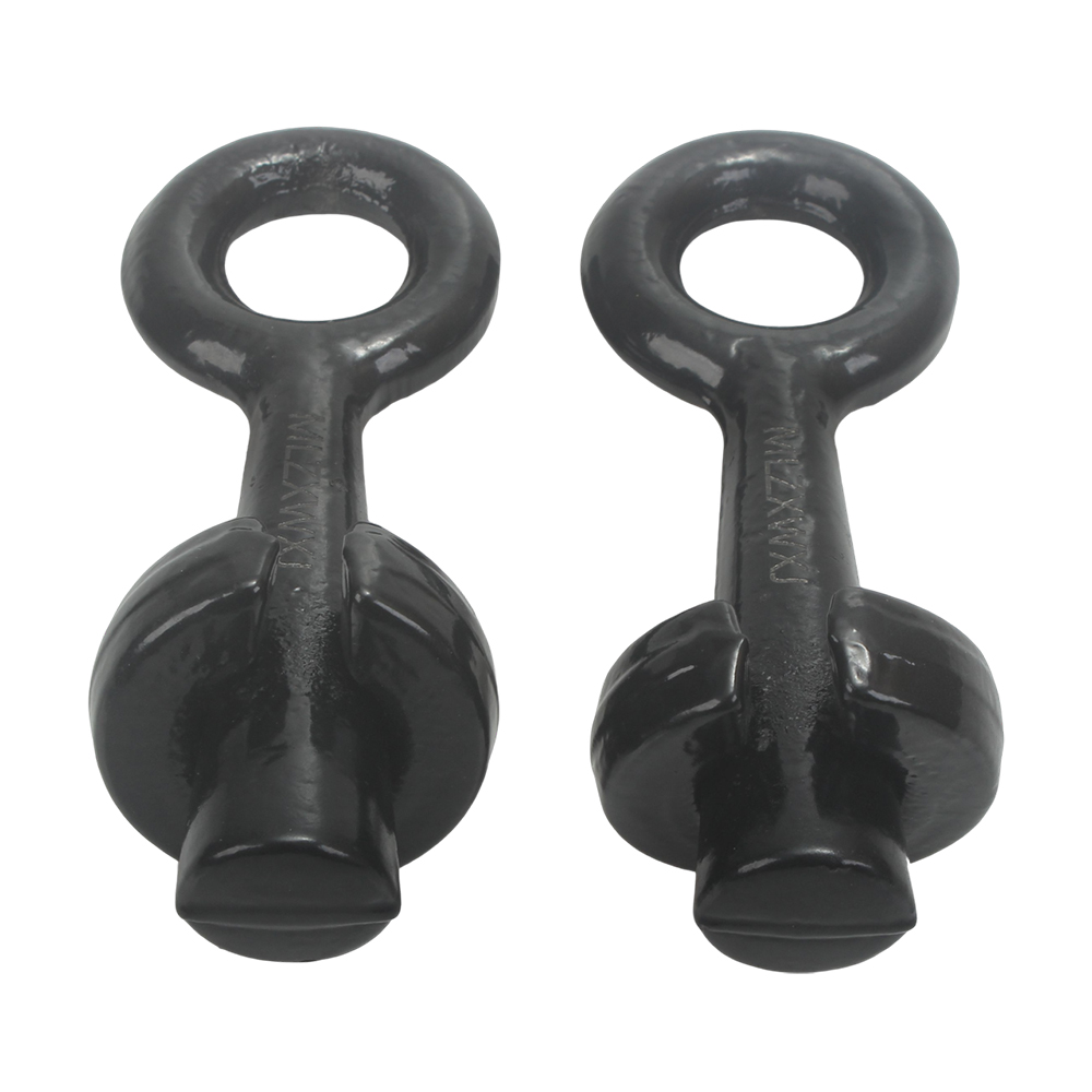 MLZXWXJ 2PCS Ring-Shaped Fittings of Metal with Metal Hook Ring,Barbed Wire Pullers,Fence Stretcher Tool,Fence Barb Wire Tighten and Repair Tools