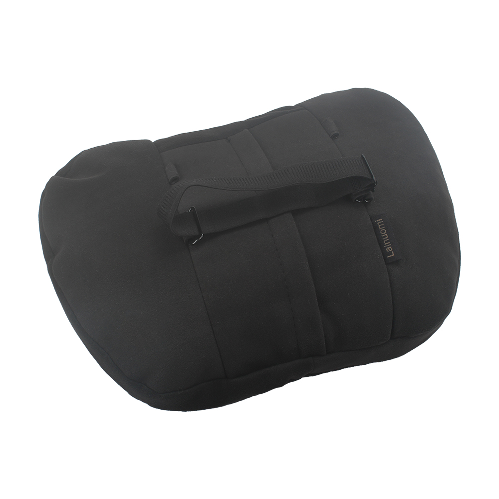 Lainuomi Head-Rests for Vehicle Seats,Car Neck Pillow (2-Pack) - Comfortable Suede Headrest for Travel Driving, Relieving Neck Pain and Muscle Tension