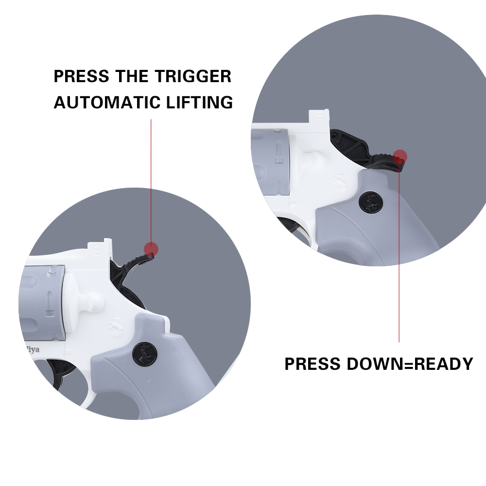 Miya Toy air pistols Toy Gun with 3 bullets Barrel for Training or Play