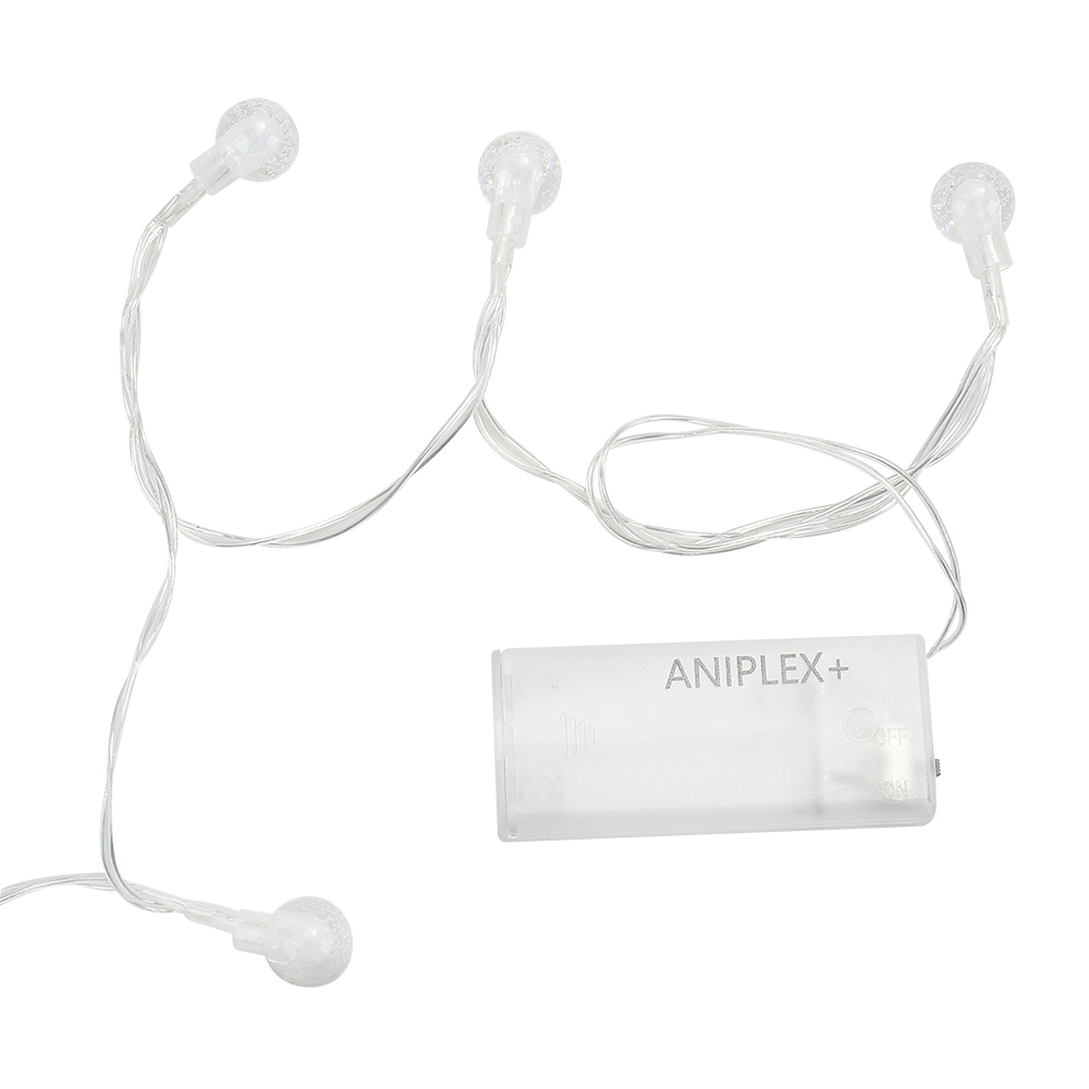 ANIPLEX+ String Lights for Festive Decoration,20 LED Globe String Lights Indoor and Outdoor, for Balcony, Patio, Bedroom, Wall, and Holiday Décor