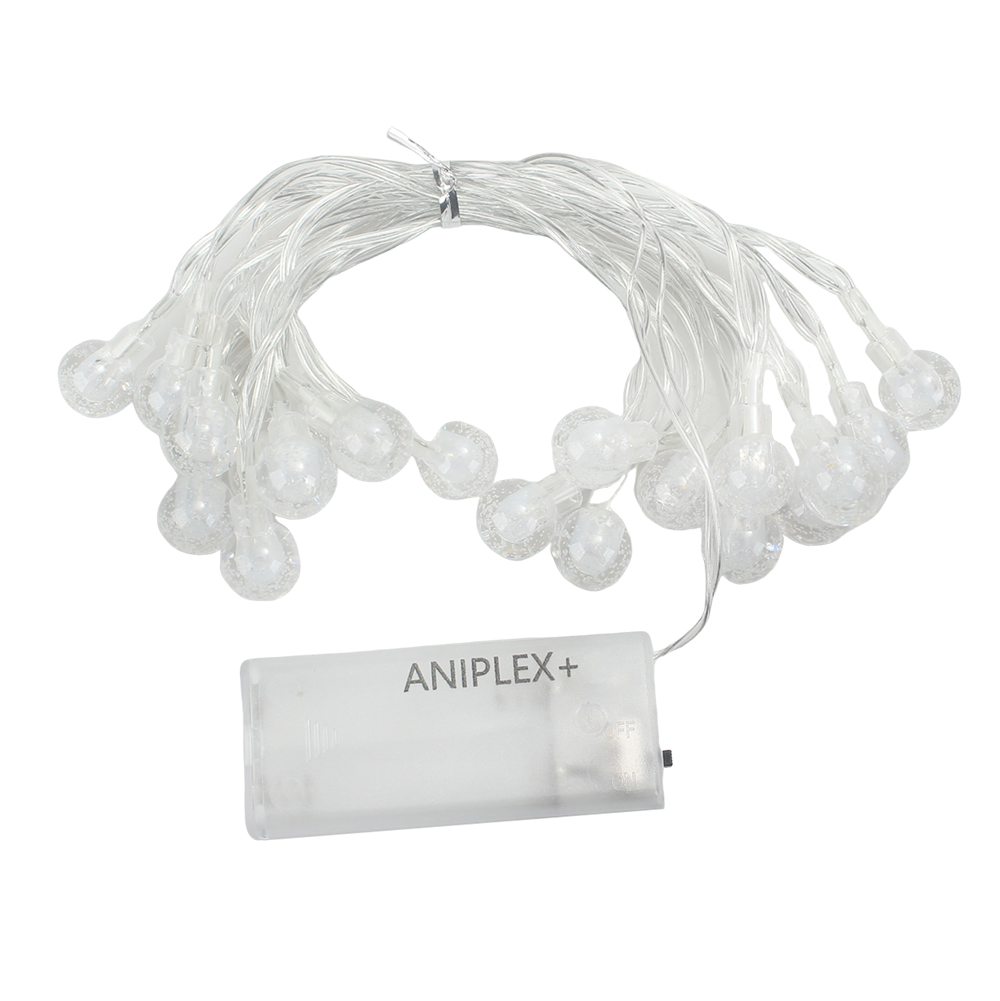 ANIPLEX+ String Lights for Festive Decoration,20 LED Globe String Lights Indoor and Outdoor, for Balcony, Patio, Bedroom, Wall, and Holiday Décor ANIPLEX+ String Lights for Festive Decoration,20 LED Globe String Lights Indoor and Outdoor, for Balcony, Patio, Bedroom, Wall, and Holiday Décor
