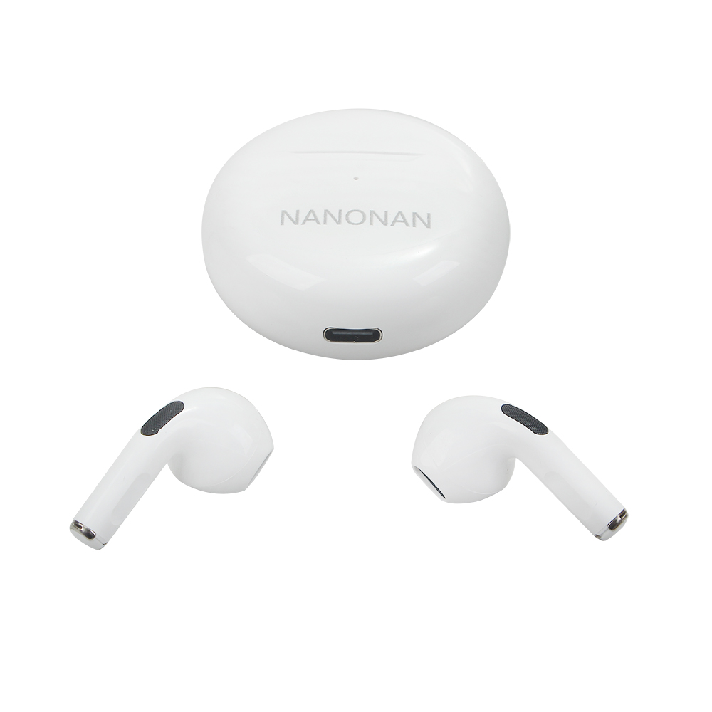 NANONAN Headphones,Bluetooth Earphones with Charging Case,HiFi Stereo Sound Wireless Earbuds with Bluetooth 5.3, Lightweight & Comfortable