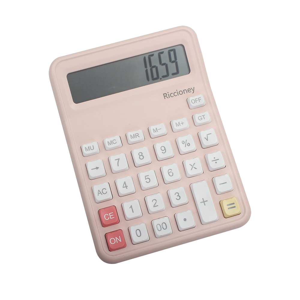 Riccioney Calculators,Desktop Calculator 12 Digit with Large LCD Display for Office Home and School Riccioney Calculators,Desktop Calculator 12 Digit with Large LCD Display for Office Home and School