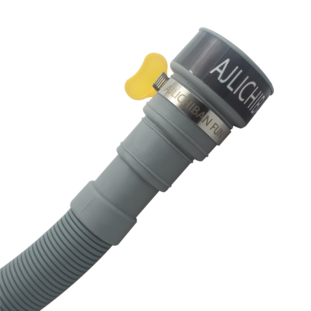 AJLICHIBAN FUN 0.8m Plastic Swimming Pool Hoses with Clamps for Household Use,Corrosion-Resistant, Flexible, and Pressure-Resistant