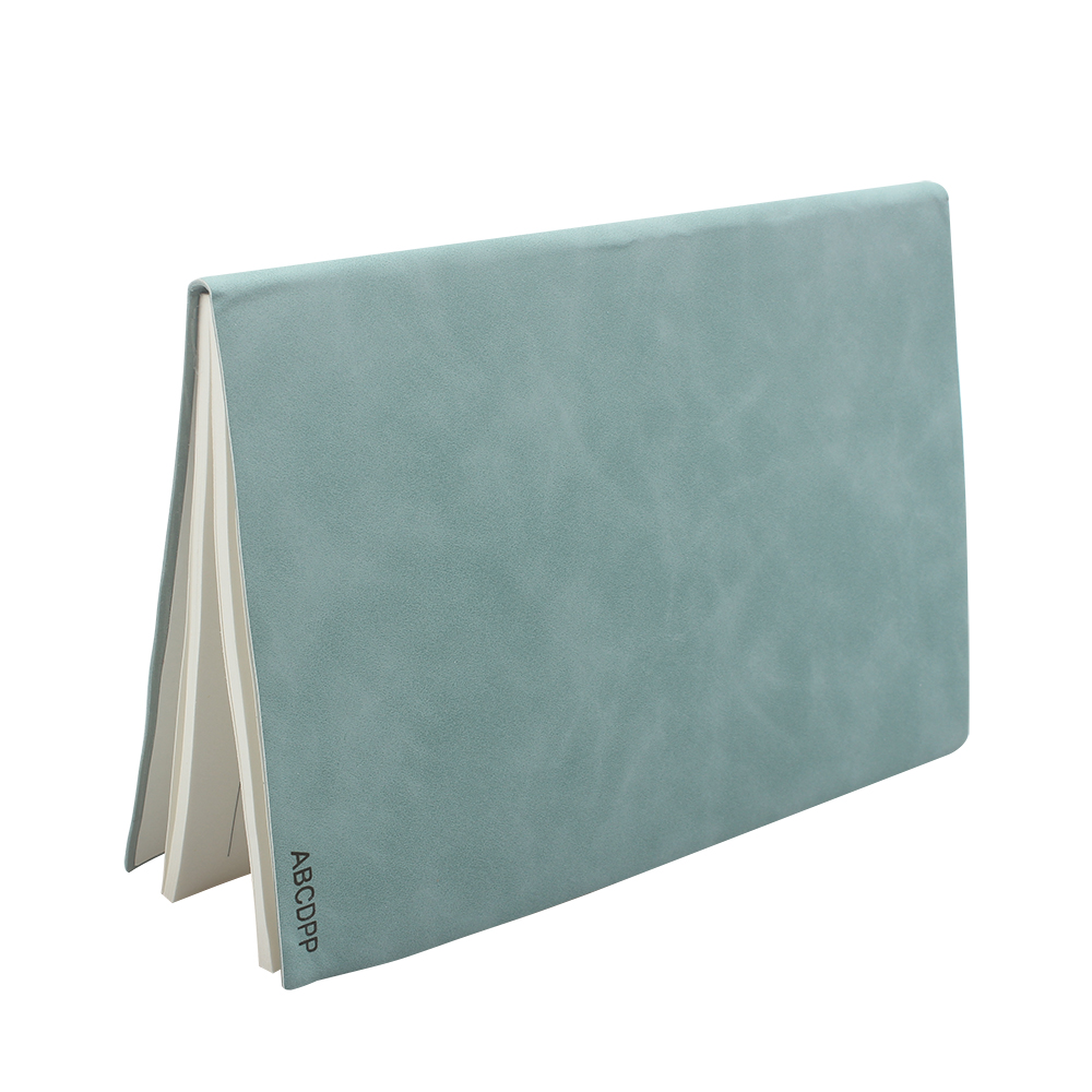 ABCDPP A5 Paper Notebooks Leather Minimalist Notebook,Thickened Business Notebook for Office Meeting Writing Drawing(5.8 x 8.3 in-80 Pages)