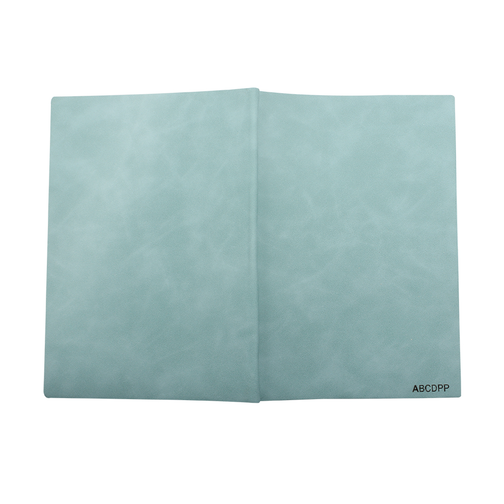 ABCDPP A5 Paper Notebooks Leather Minimalist Notebook,Thickened Business Notebook for Office Meeting Writing Drawing(5.8 x 8.3 in-80 Pages)