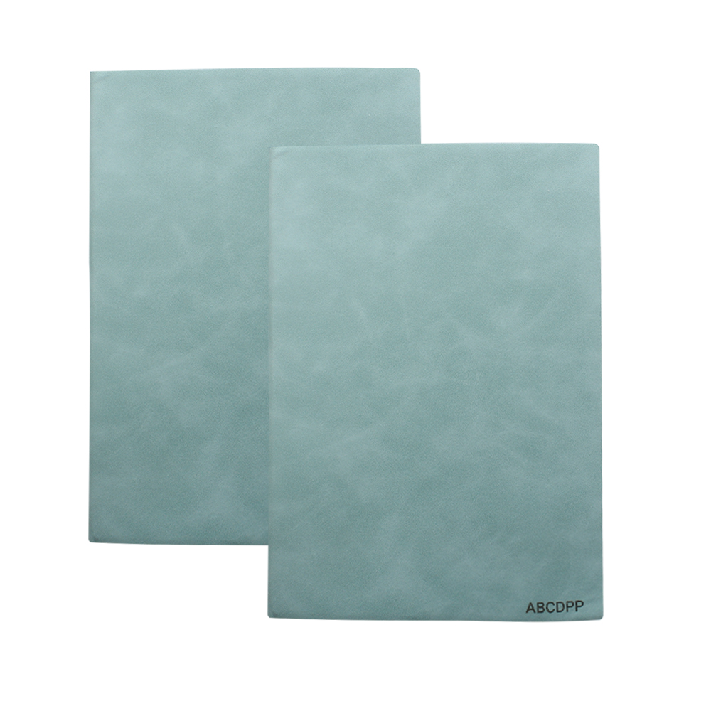 ABCDPP A5 Paper Notebooks Leather Minimalist Notebook,Thickened Business Notebook for Office Meeting Writing Drawing(5.8 x 8.3 in-80 Pages)