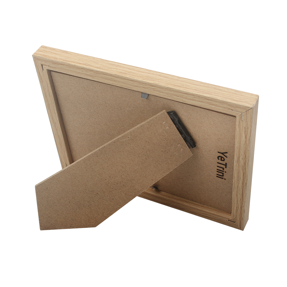 YeTrini 5x7 Inch Real Wood Picture Frame for Living room, bedroom, desktop, office - Display Photos, Art