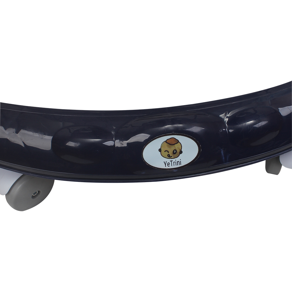 YeTrini Interactive Foldable Baby Walker, Toddler Push-Along & Sit-to-Stand Activity Walker for Travel and Home Use,6-12 months