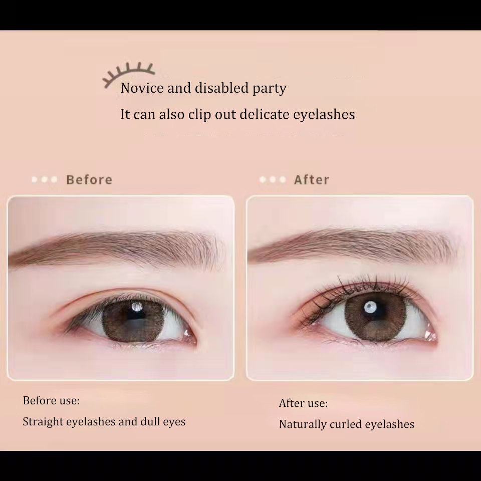 Beauzmo Elastic eyelash curler curling lasting beauty tool convenient eyelash curler curling