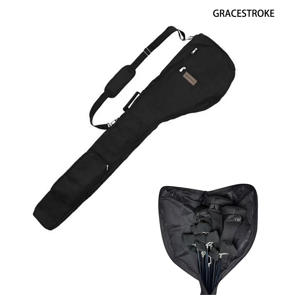 GRACESTROKE Golf Club Bags,Portable Foldable Golf Club Travel Bag,Waterproof Mini Carry Golf Bags for Women, Men