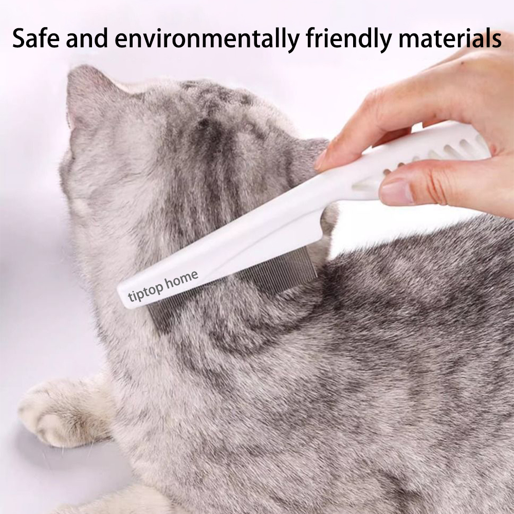 Tiptop Home Animal Comb,Cat,Dog,Pet Grooming Device,Dense Toothed Comb,Floating Hair Comb