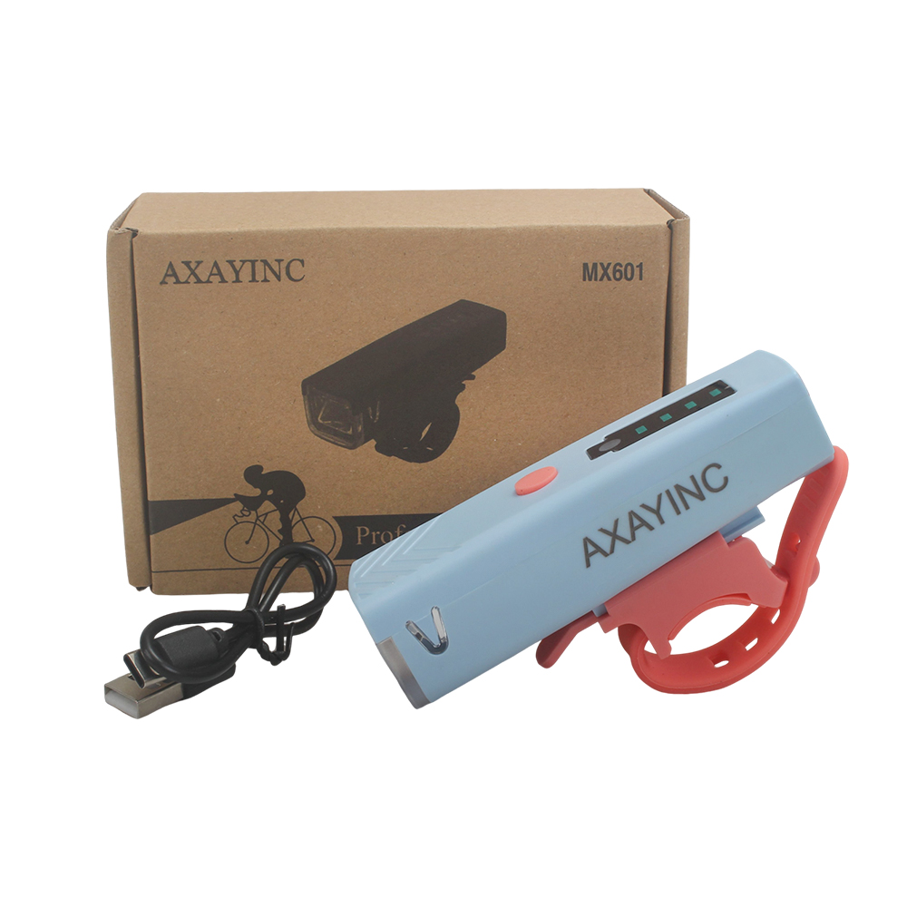 AXAYINC Bicycle Lights,LED Headlamp Bike Light,Waterproof USB-C Rechargeable Mountain Bike Lights for Night Riding