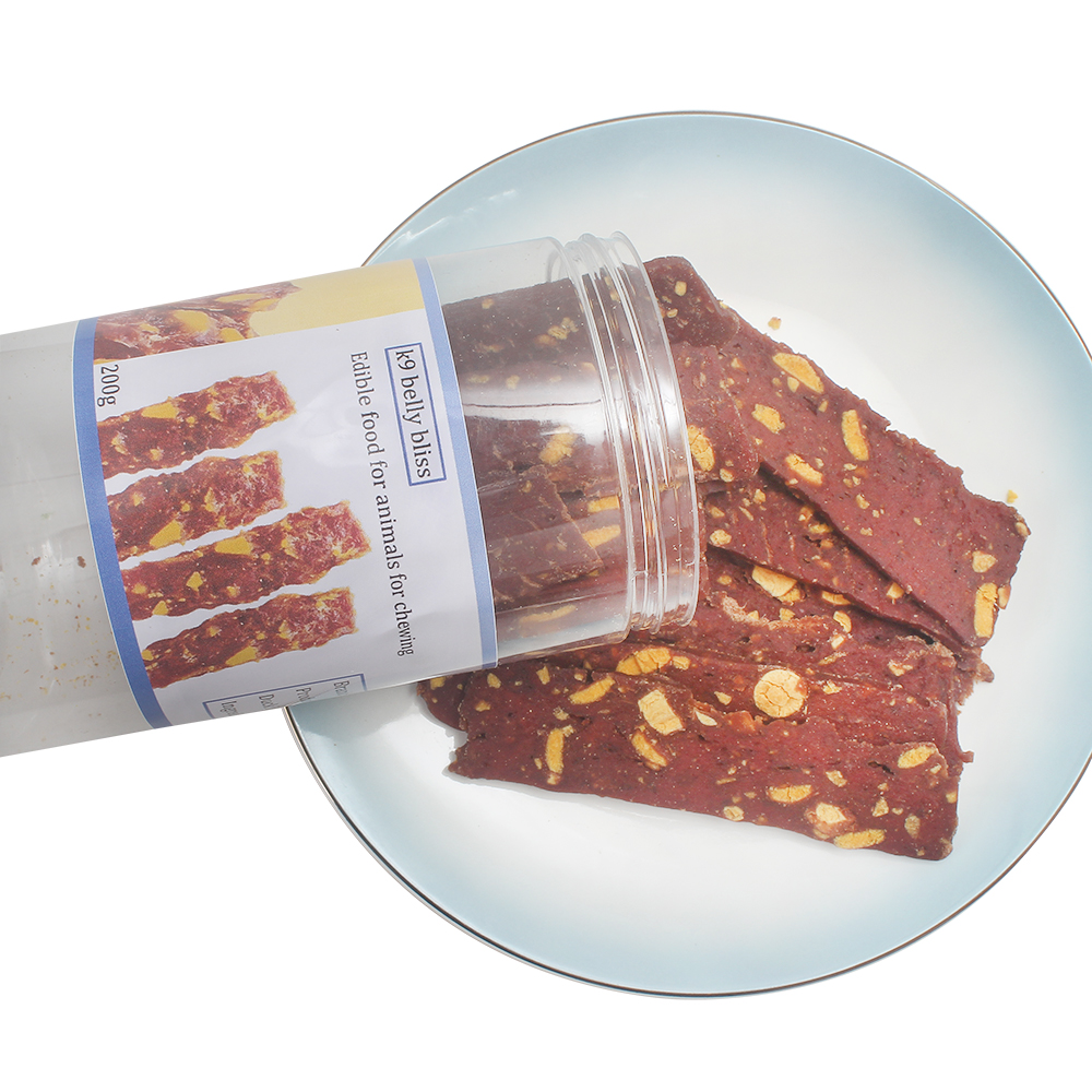 K9 Belly Bliss Duck Meat & Egg Yolk Nutritional Chewing Strips,Dental Chews, Training Treats, Perfect for Home & Training 200g