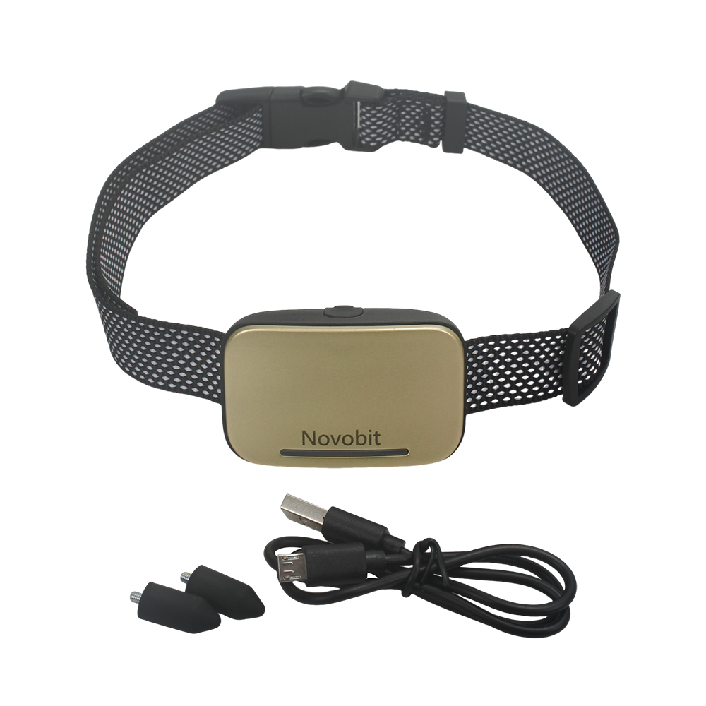 Novobit Animals Electronic collars, Rechargeable Smart Training Collar with Adjustable Beep, Vibration, and Shock Modes, 5 Sensitivity Levels, for Small, Medium, and Large Dogs