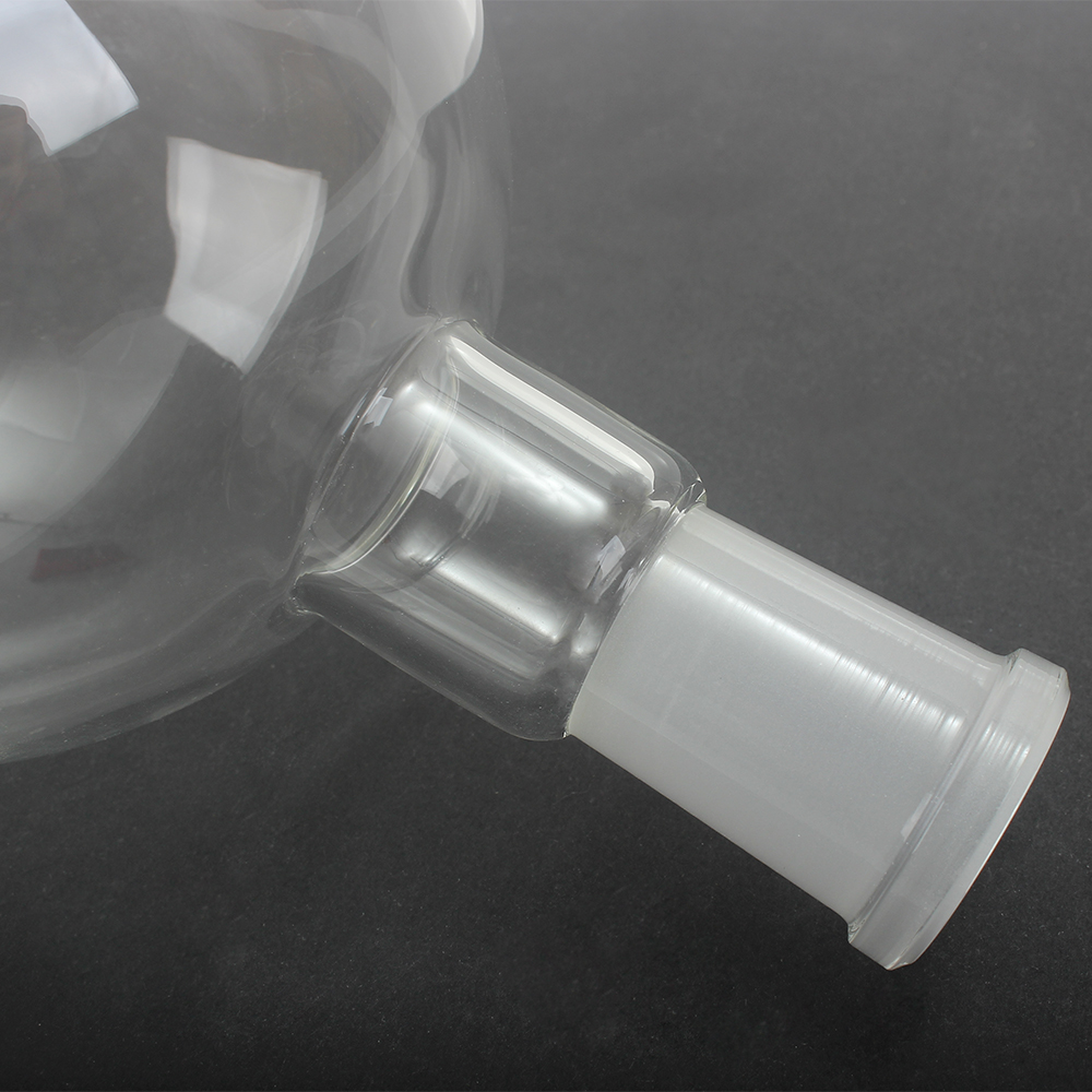 REACWARE Glassware for Scientific Experiments In Laboratories,1000ml 24/40 Standard Single Neck Round Boiling Flask