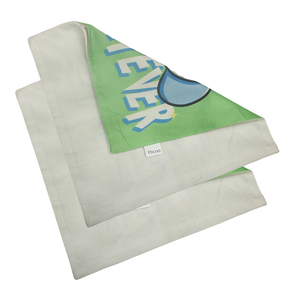 Fbcoo 26"x26" Thick linen pillowcase, sofa, living room helper, waist support pillowcase