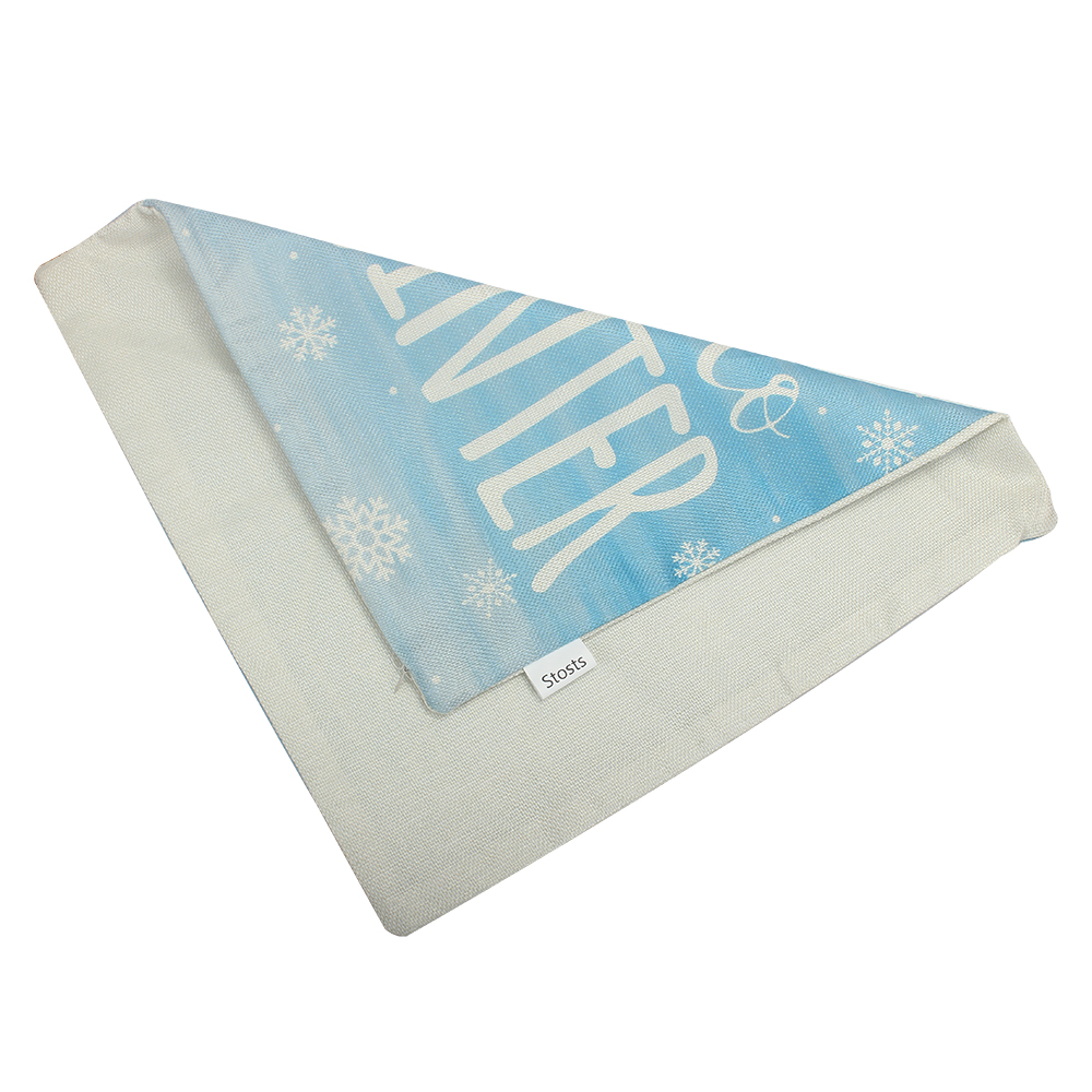 Stosts Pillow Cover,18 x 18 Inch Hello Winter Pillow Covers Cushion Case Pillowcases for Sofa Couch Bedroom Home Decorative, 2 Pack