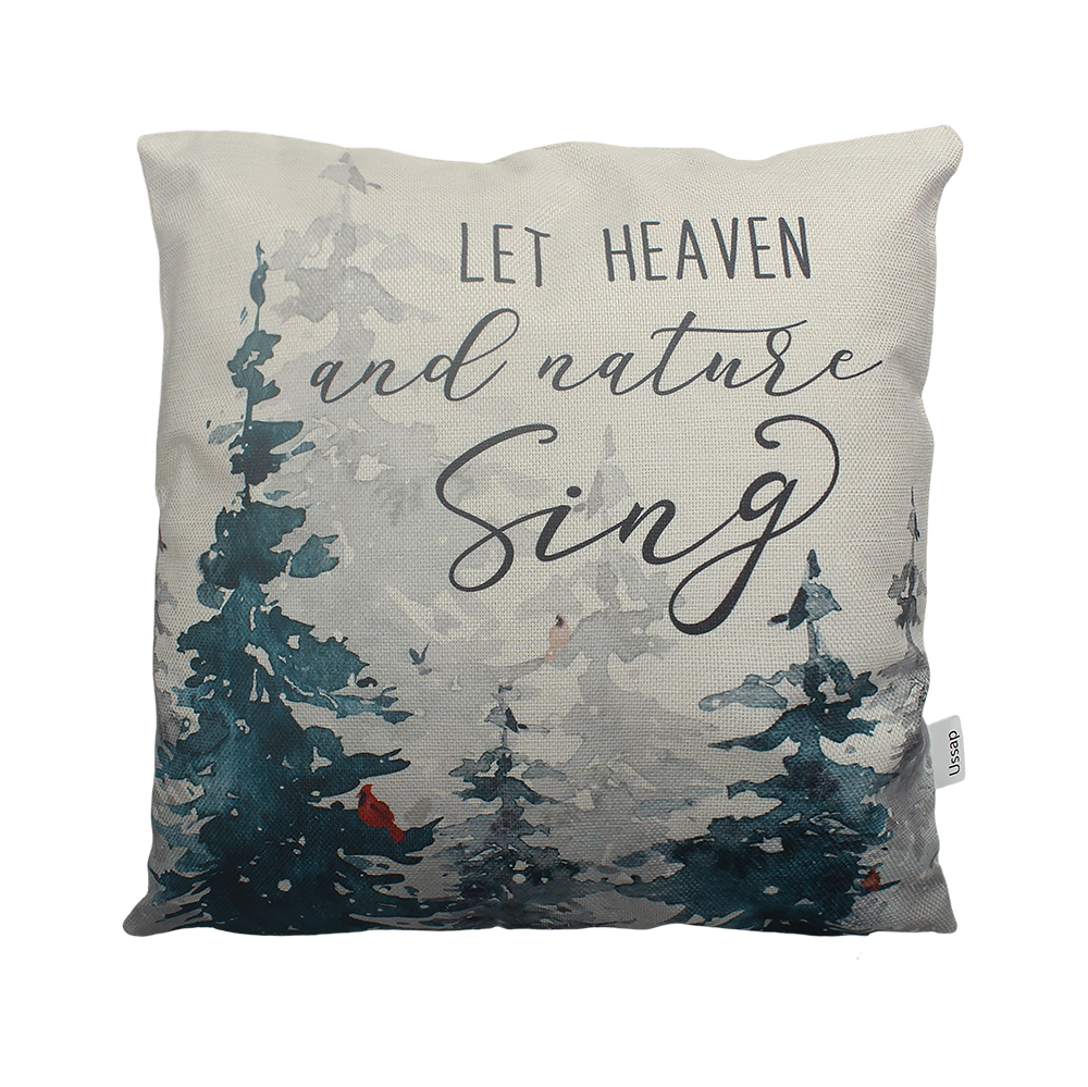 Ussap 26"x26" Pillowcase, living room, office, backrest pillowcase, simple design, printed color not fading