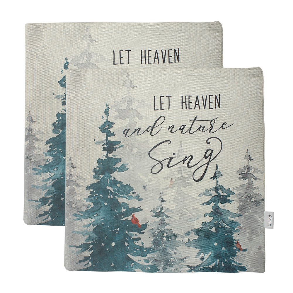 Ussap 26"x26" Pillowcase, living room, office, backrest pillowcase, simple design, printed color not fading