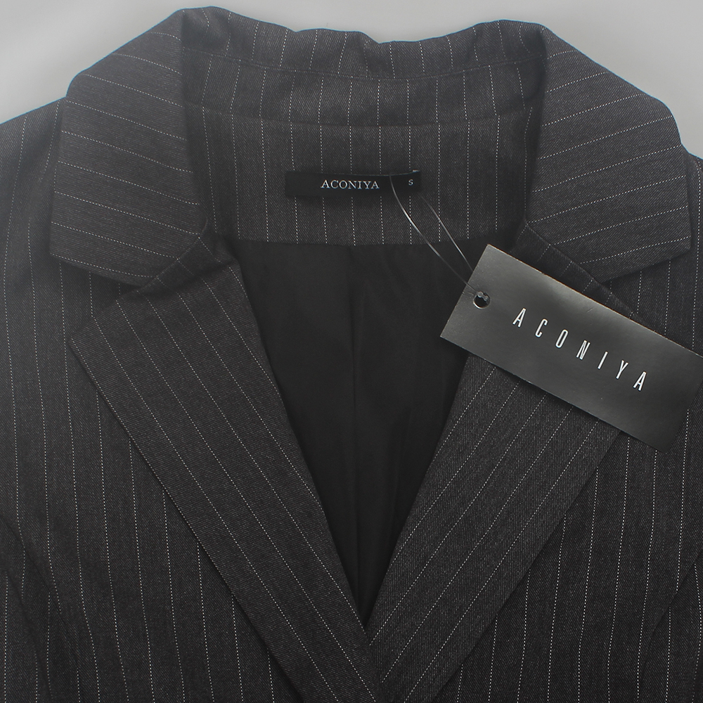 ACONIYA Jumpsuits,Women's Sleeveless Pinstripe Sleeveless Wide Leg Jumpsuit With Pockets ﻿