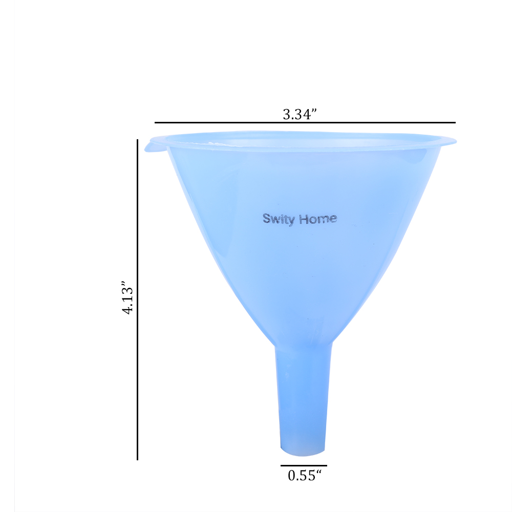 Swity Home Funnel oil leak mini plastic funnel large diameter household fuel funnel non-toxic