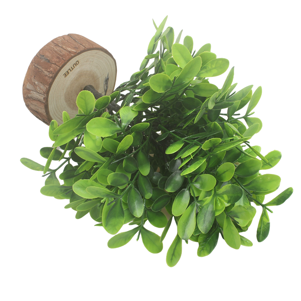 OUTLEE Artificial Plants,Small Artificial Potted Trees for Office and Living Room Desktop Decoration