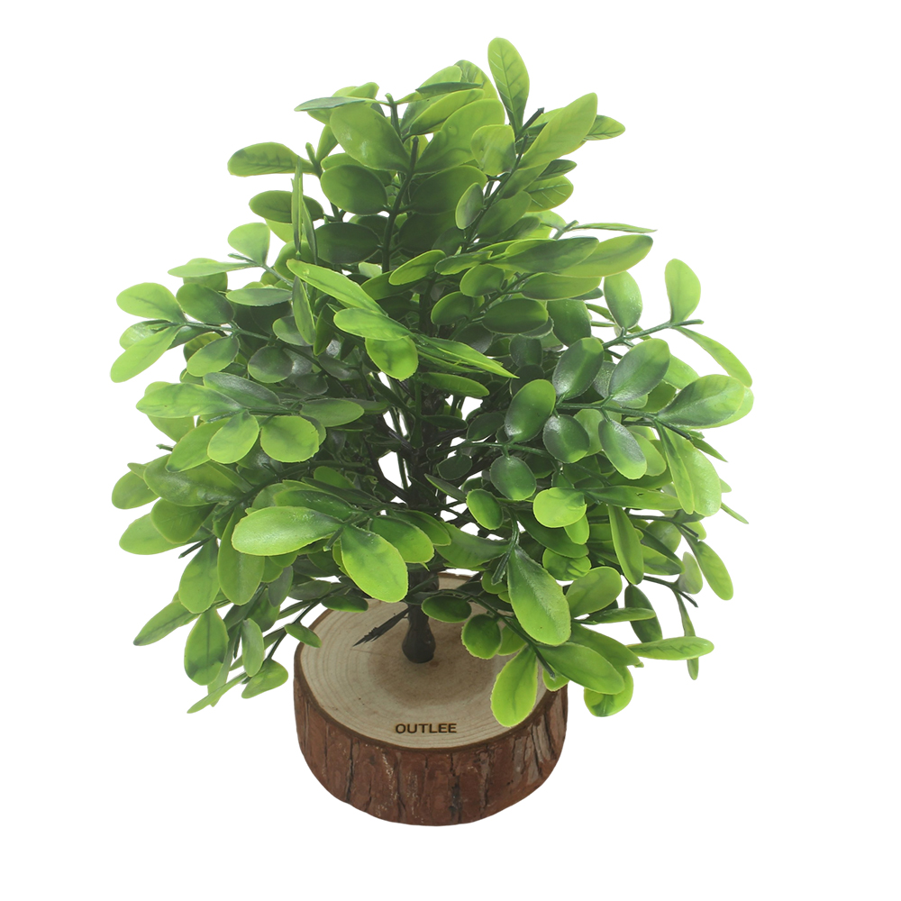 OUTLEE Artificial Plants,Small Artificial Potted Trees for Office and Living Room Desktop Decoration OUTLEE Artificial Plants,Small Artificial Potted Trees for Office and Living Room Desktop Decoration
