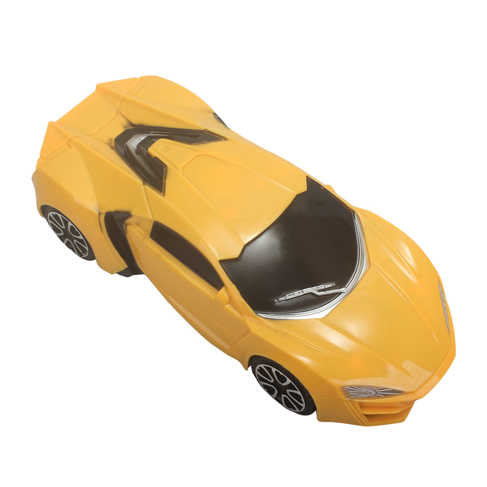 HanlinCC Toy Car,inertia sliding supercar model toy car,Mini Vehicles Toys for Kids,Boys Girls Gifts(Yellow)