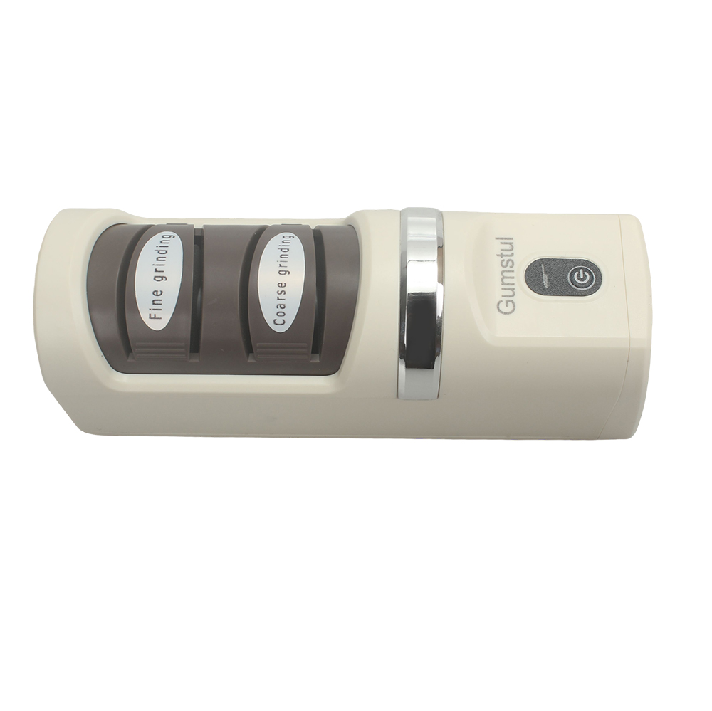 Gumstul Electric Knife Sharpeners,Portable Wireless Electric Cutter Sharpener With USB Charging And Nonslip Base for Scissors Garden Tools Restaurant