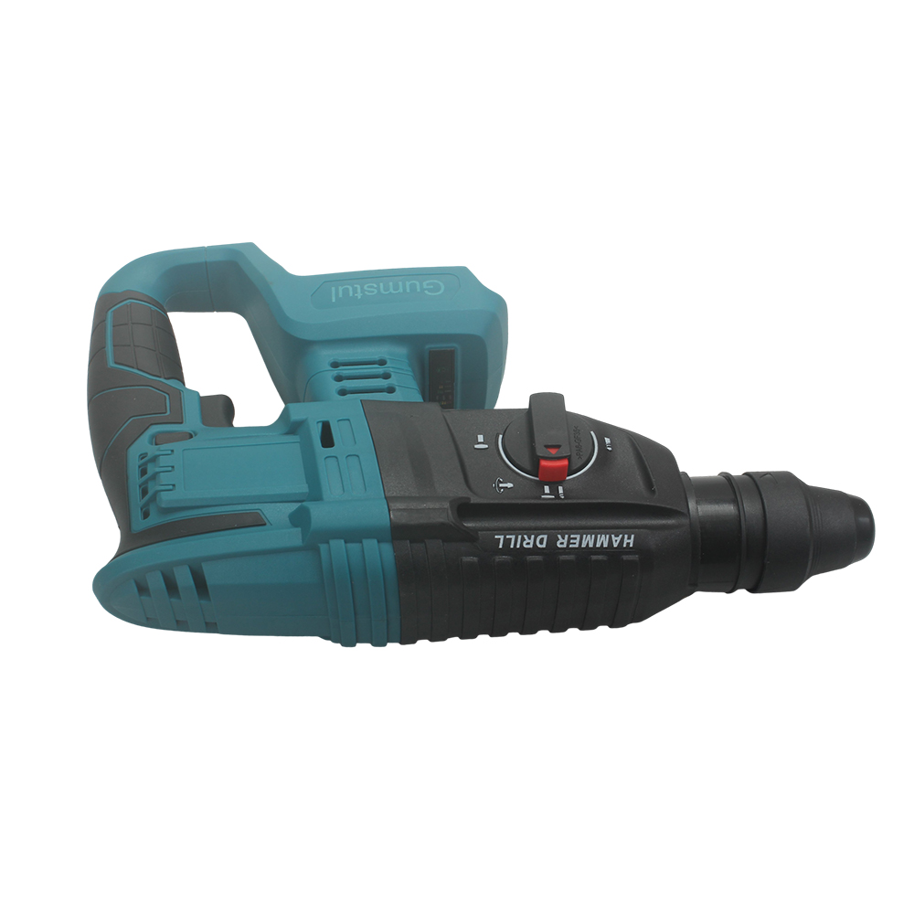 Gumstul Power-Operated Percussion Hammer Drills,18V Wirelesss Electric Rotary Hammer Drill with Battery,4 Modes Hammer Drill for Concrete Home Use and Professional Construction Work