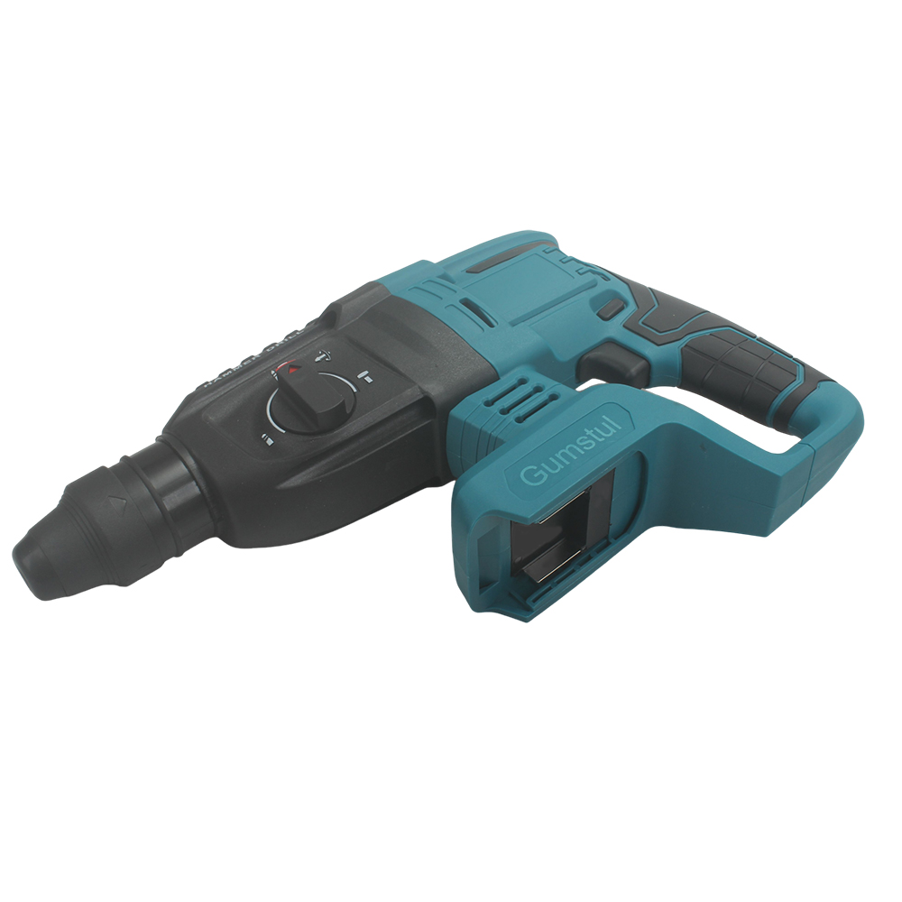 Gumstul Power-Operated Percussion Hammer Drills,18V Wirelesss Electric Rotary Hammer Drill with Battery,4 Modes Hammer Drill for Concrete Home Use and Professional Construction Work