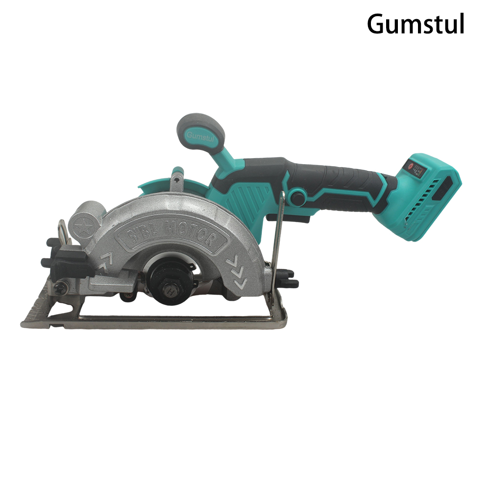 Gumstul Power Tools-Circular Saws,5 Inch Brushless Cordless Circular Saw with 4000mAh Battery and Charger,0-45° Cutting Bevel,6500 RPM, 4/5 inch/20mm Arbor with 1 TCT 30T Wood Blade, Scale Ruler,Idea for Wood, Plastic, Soft Metal