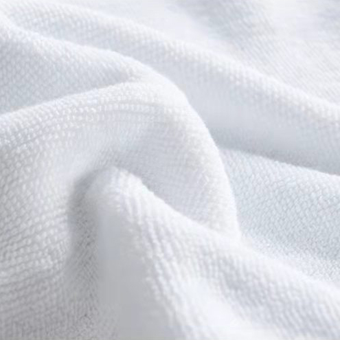 HOSL 100% Cotton 14" x 29" All Purpose Terry Towels, 6 Pack, White.