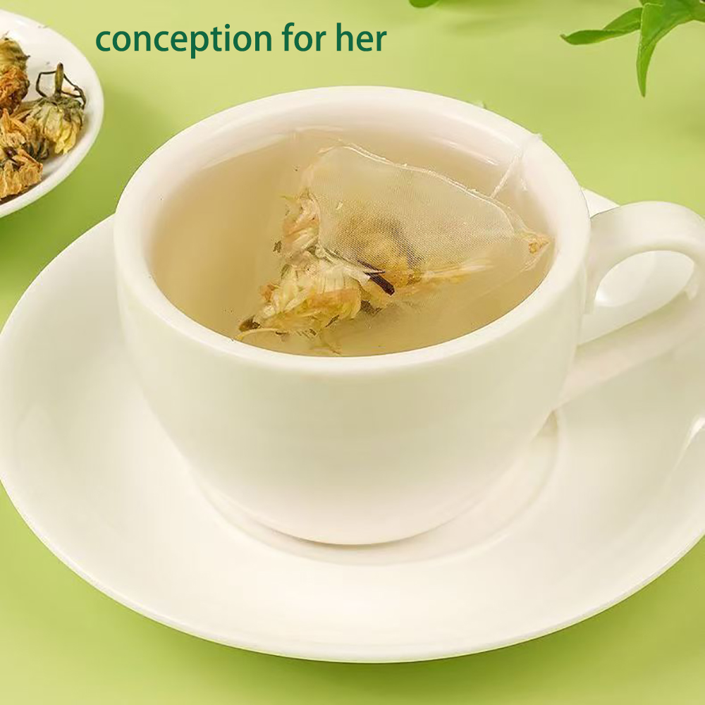 "Conception for Her" Herbal Tea Blend - Chrysanthemum, Honeysuckle & Jasmine,Nourishing Wellness Herbal Tea,Individually Wrapped