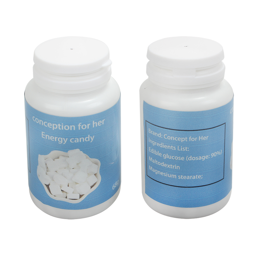 "Conception for Her" Pure Glucose Energy Candy Sweet and Refreshing Dual Boost for Brain and Body Easily Replenish Your Core Energy