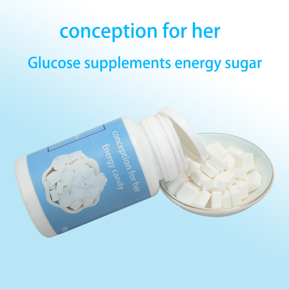 "Conception for Her" Pure Glucose Energy Candy Sweet and Refreshing Dual Boost for Brain and Body Easily Replenish Your Core Energy