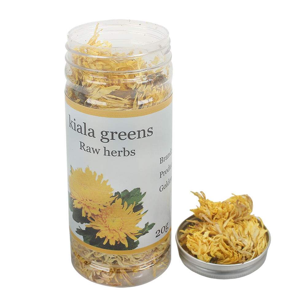 Kiala Greens Raw Herbs​,Premium Natural Chrysanthemum Tea,20g Juhua Flower Herbal Tea Loose Leaf, Helps to cool the body and reduce internal heat