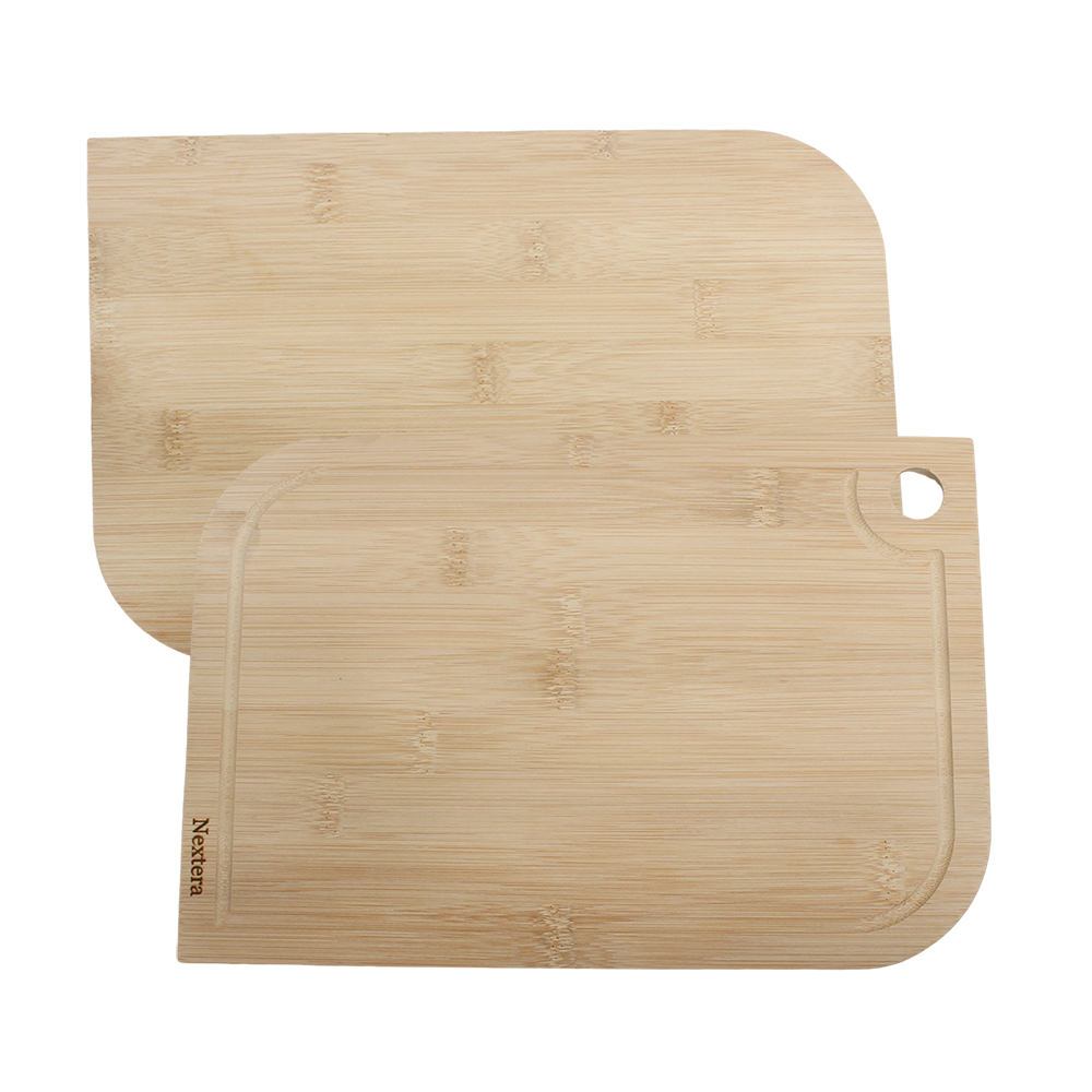 Nextera Cutting boards,11.4"x 7.5" Small Bamboo Wood Cutting Board with Juice Groove,Kitchen Cutting boards for Meat Vegetables and Cheese
