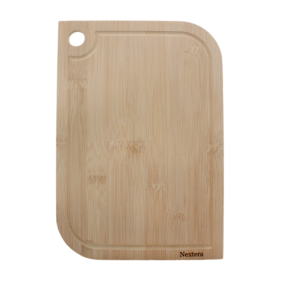 Nextera Cutting boards,11.4"x 7.5" Small Bamboo Wood Cutting Board with Juice Groove,Kitchen Cutting boards for Meat Vegetables and Cheese