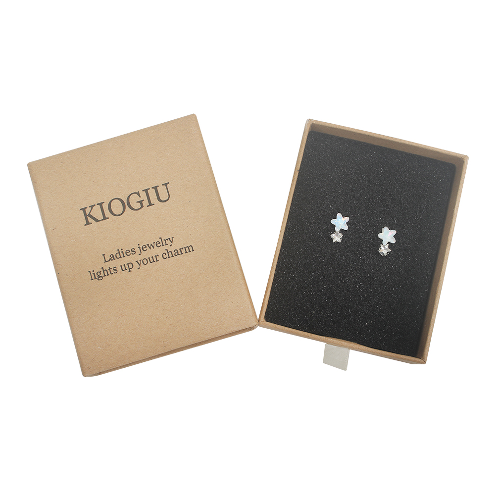 KIOGIU S925 Sterling Silver Post Moonstone Star Drop Earrings,Dainty Studs for Women, Ideal for Daily Wear / Date Nights / Parties & Gifts